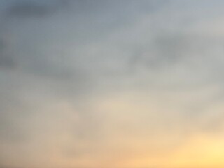beautiful evening sky, natural blue orange gradient background, light to dark transition atmosphere