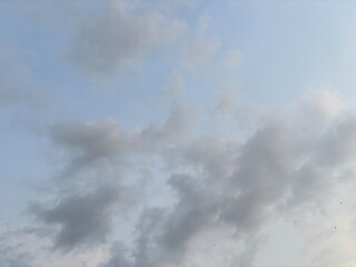 dark dramatic sky with black storm clouds before rain, natural abstract background, tropical extreme weather