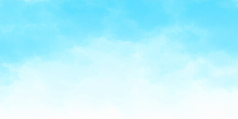 Obraz premium 美しい青の水彩のテクスチャの背景 Abstract light blue watercolor for background