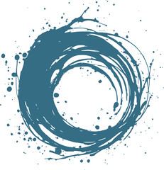 Design of circle ink figure