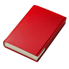 Red Book Cover isolated on transparent background