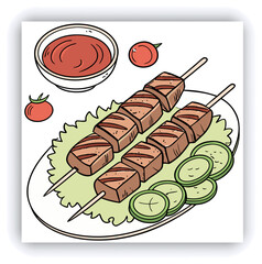 fish white pulp meat steak silver carp raw seafood healthy food ready to cook snack diet meal top view copy space background rustic top view