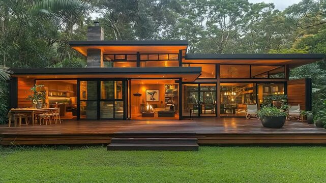 modern kauri forest hideaway video new zealand house interior