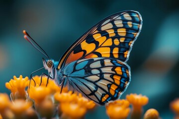 Obraz premium Stunning Butterfly on a Flower