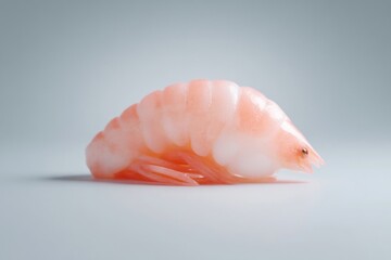 Fresh shrimp, close-up, studio shot