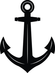 Ancient Stone Anchor Archaeological on White Background