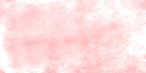 Abstract pink and white background with spotlight border and watercolor painted old grunge or smoke texture. pink wall, stone texture for the background. beautiful pink watercolor grunge.	
