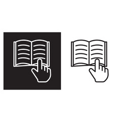 Reading icon, Unlocking Worlds: The Power of Reading, Journey Through Pages: Inspiring a Love for Reading, vector, sheet