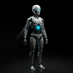 Fototapeta premium The robot has AI