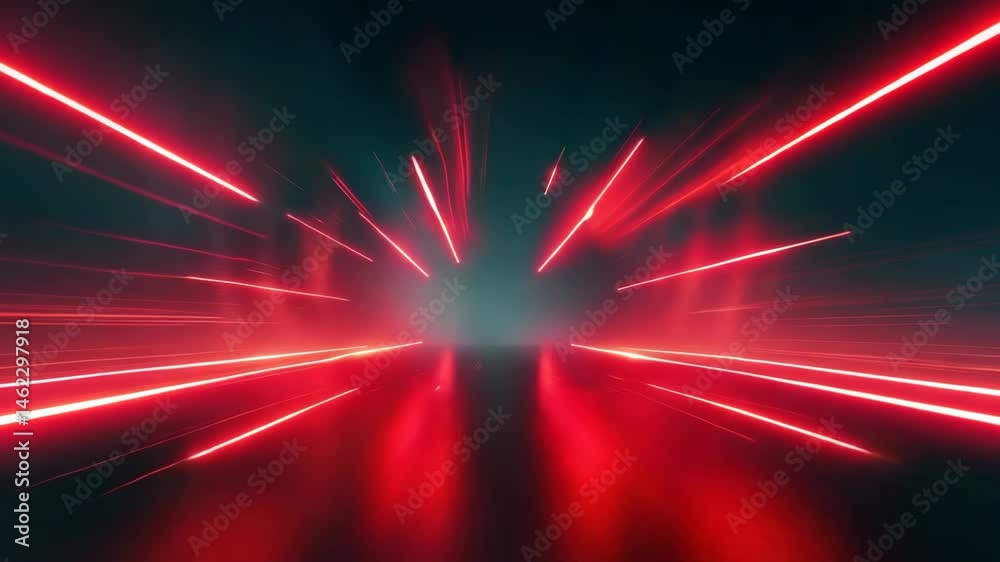 Poster abstract red light leaks with motion blur background
