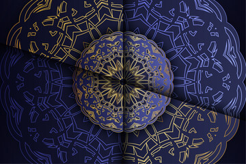 Symmetrical Mandala Art Featuring Intricate Sacred Lines

