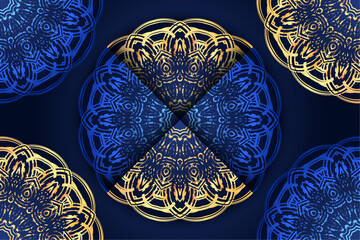 Elegant Mandala Set with Symmetrical Cultural Symbolism

