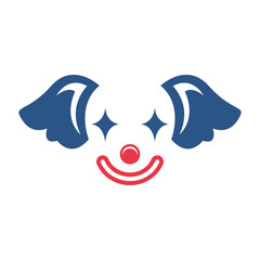 Clown logo icon design