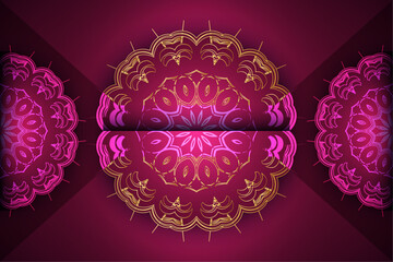 Meditative Mandala Artwork with Floral Symmetry Elements

