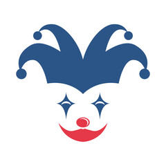 Clown logo icon design
