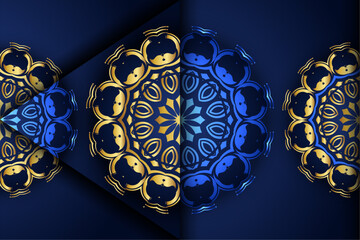 Spiritual Mandala Composition Featuring Two Symmetrical Forms

