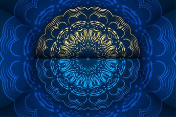 Symmetrical Spiritual Mandala with Luxury Design