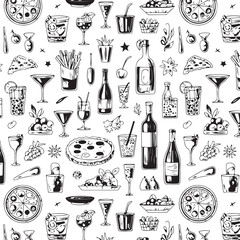 Refreshing Beverage Glass Silhouette

Hot Coffee Cup with Steam Vector

Cocktail Glass with Straw Silhouette

Juice Bottle Line Art Design

Clinking Glasses Celebration Silhouette