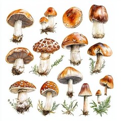 Elevate Your Cooking with Hand-Drawn Mushroom Designs