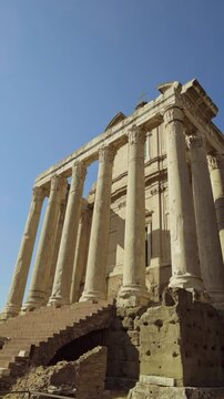 Explore the stunning columns and rich history of Forum Magnum, Italy's architectural gem