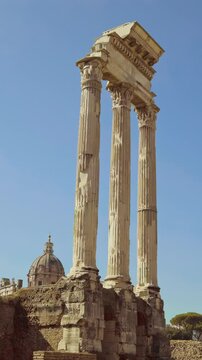 Stroll through the remnants of Forum Magnum in Italy, immersing in its grand history and artistry