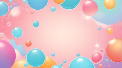 colorful balloons background