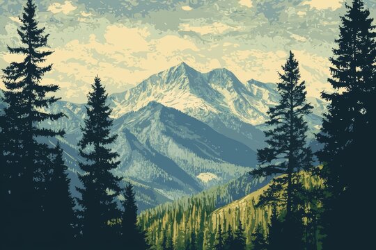 Discover the serene beauty of outdoor adventures set against a stunning alpine backdrop.