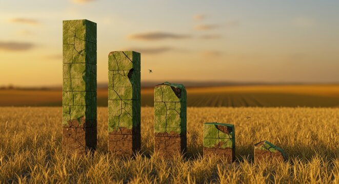 Decreasing Column Chart in Field