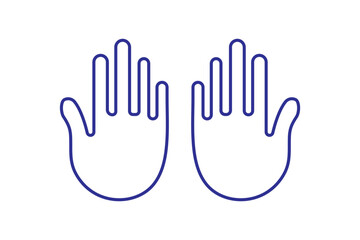 Raising Hands Icon Design