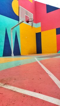 Cancha de basket, pista de baloncesto