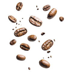 Fototapeta premium Coffee beans in motion