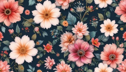 Golden Rose Bouquet On Dark Background	
