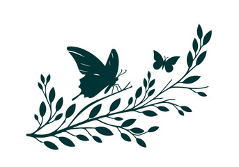 Butterfly Collection Hand Drawn Illustration Vector Isolated Composed by AZ for Books, Arts, Design and Decoration Graphic Asset