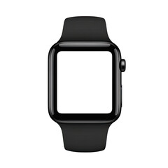 Black smart watch, dark display
