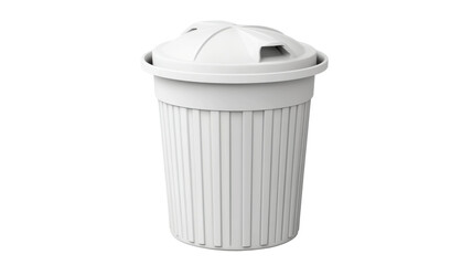 Clean Trash Bin Icon Isolated on White Background