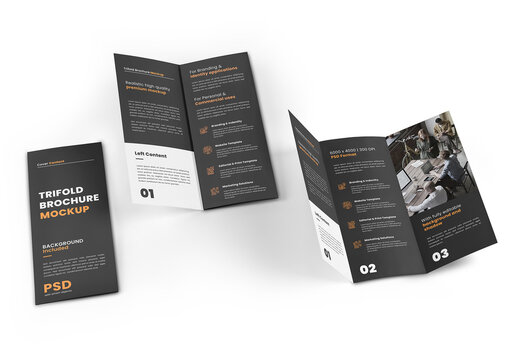Trifolds Brochure Mockup