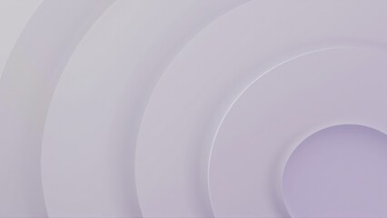 Obraz premium Subtle lavender layered circles create a calming and minimalist design, showcasing a smooth gradient effect ideal for modern backgrounds and artistic compositions.