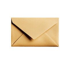 Beige envelope, closed