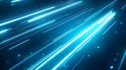 Abstract digital artwork of glowing lines.