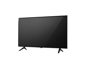 Naklejka premium TV Isolated on a White Background