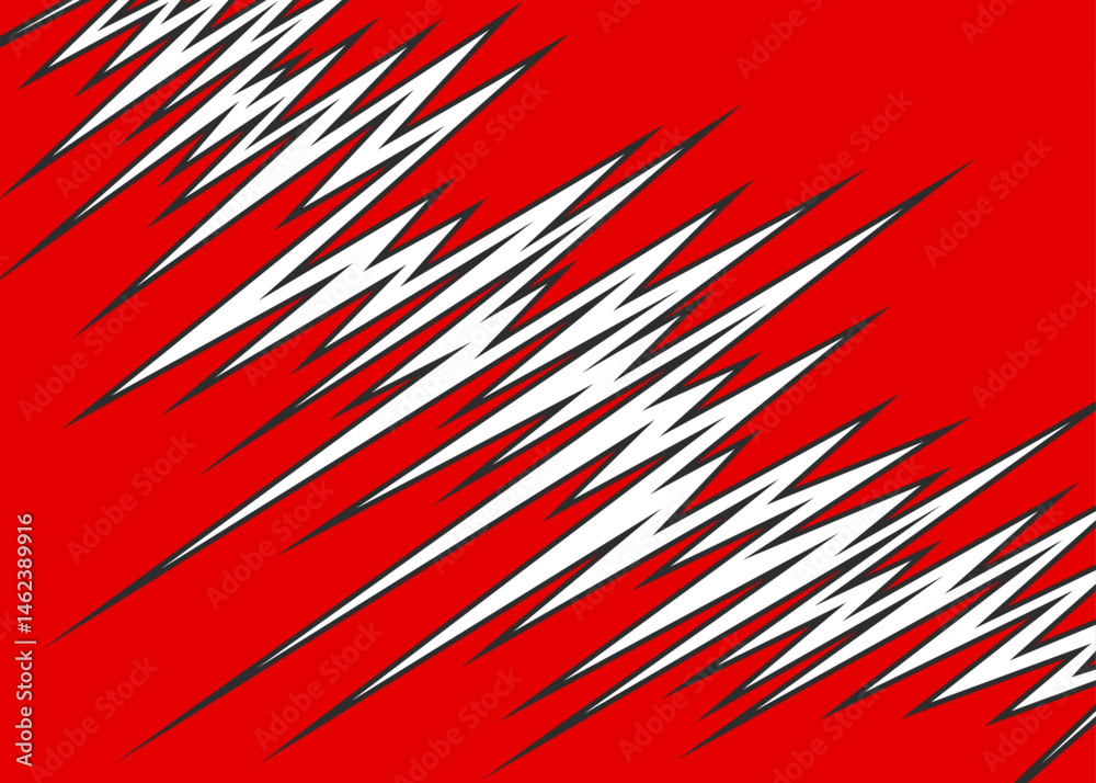 Aufkleber minimalist background with diagonal zigzag line pattern and with some copy space area