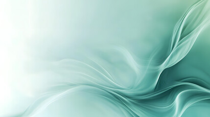 Fototapeta premium A minimalist background with a gentle gradient from light aqua to pale mint, offering a cool and calming digital space.