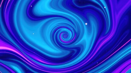 Fototapeta premium Vibrant swirling abstract art with swirling colors and specks of light