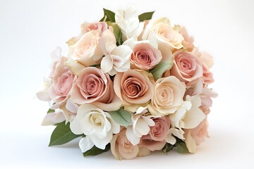 Obraz premium Greeting Card with Delicate Pink Rose.