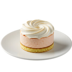 Mousse Cake with Whipped Cream