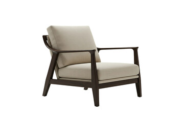 Modern Design Armchair Isolated on transparent background 