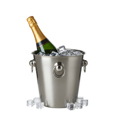 Chilled Champagne in an Elegant Ice Bucket