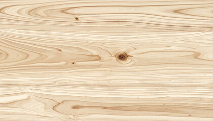 Fototapeta premium Light beige wood texture with smooth grain and natural patterns, perfect for various design projects and backgrounds. This high resolution image showcases intricate details and warmth