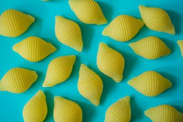 Italian Conchiglie Rigate Dried Pasta Food Staple