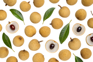 longan seamless pattern background